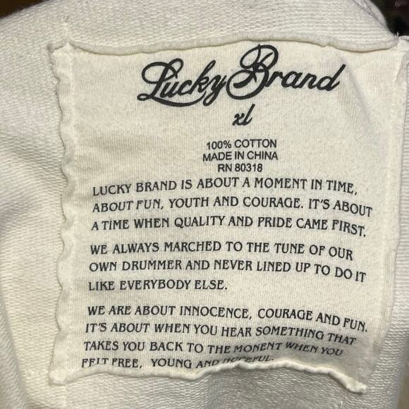 NWOT Lucky Brand Wrap Tie Open Front Ivory Cardigan XL Pockets Boho Classic City - Picture 5 of 6